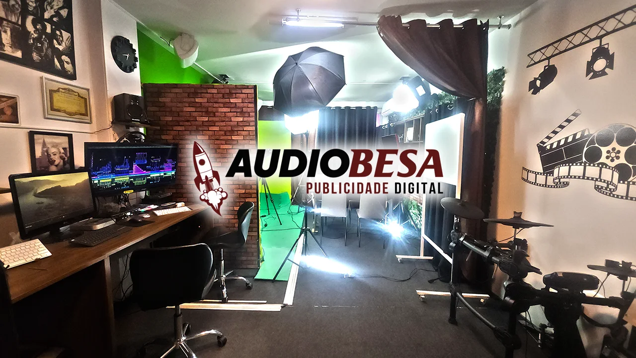 Estúdio da Audiobesa Publicidade Digital